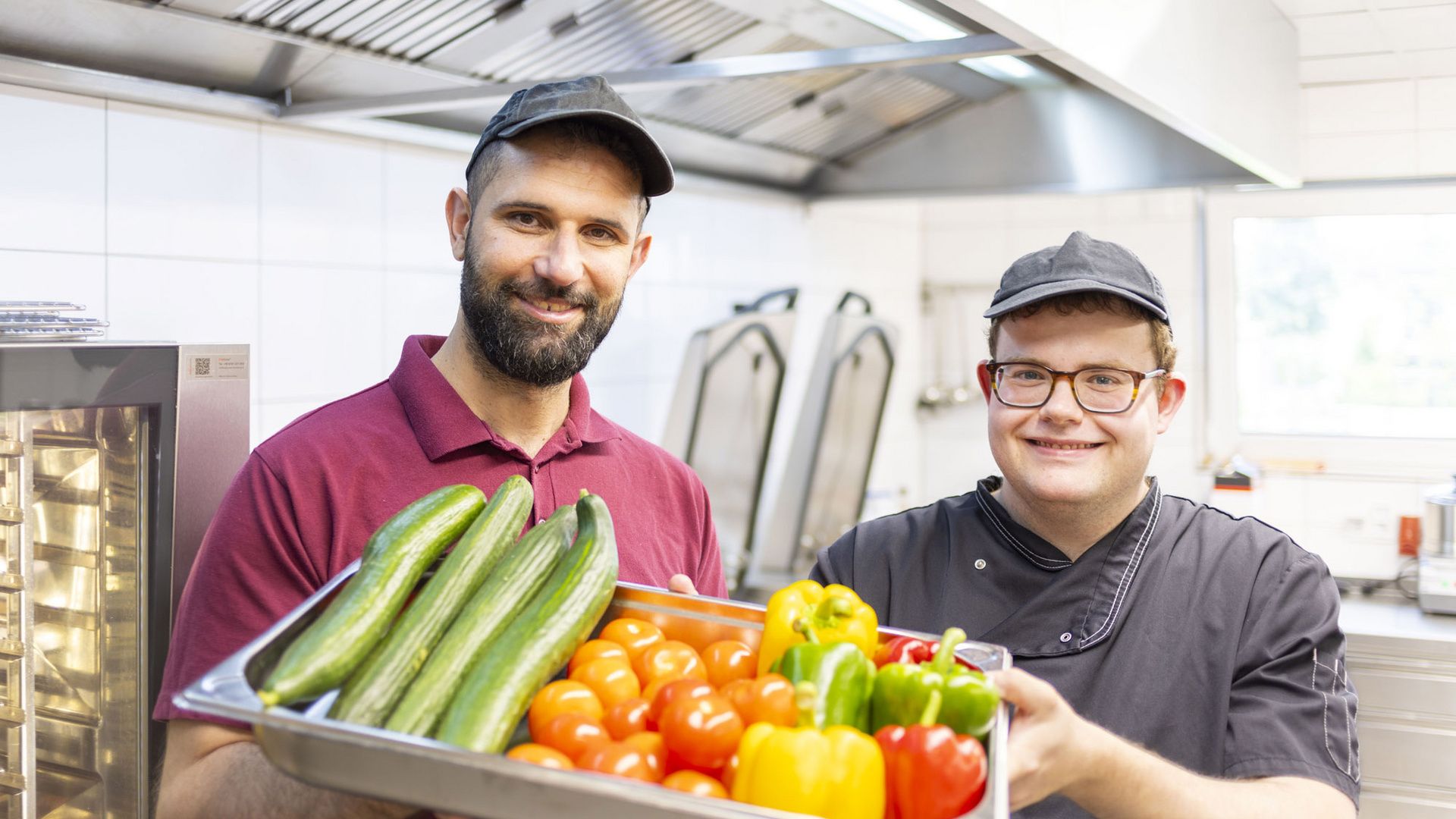 Regionale und frische Speisen.