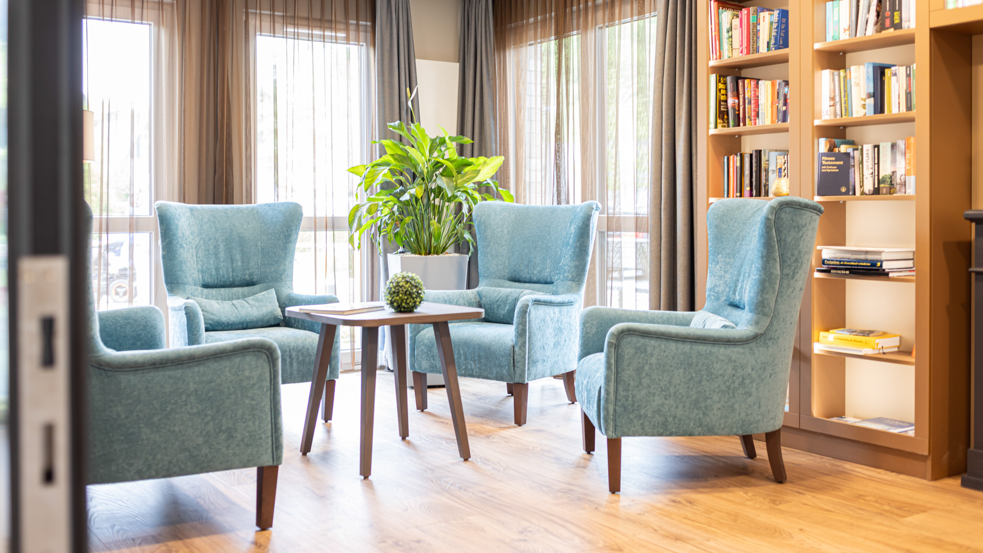 Moderne Räumlichkeiten.