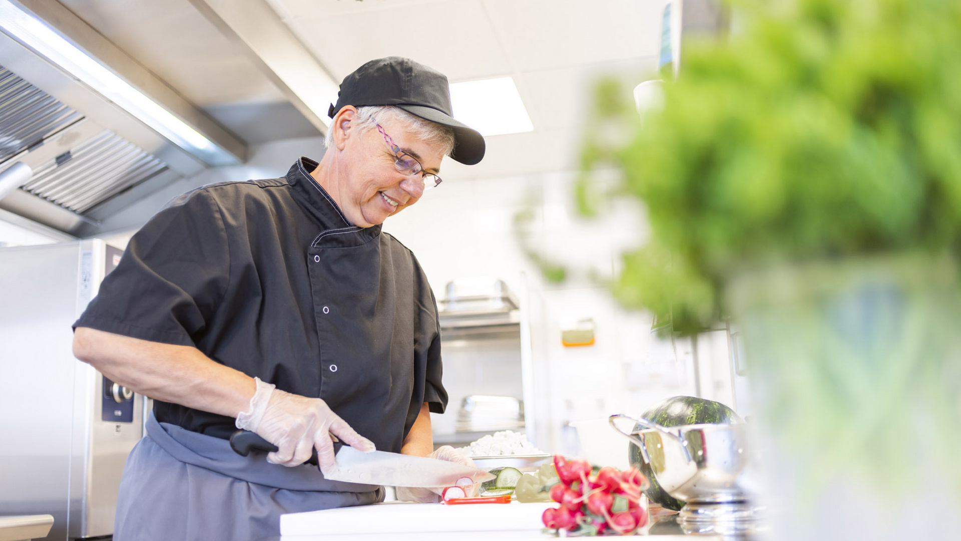 Regionale und frische Speisen.